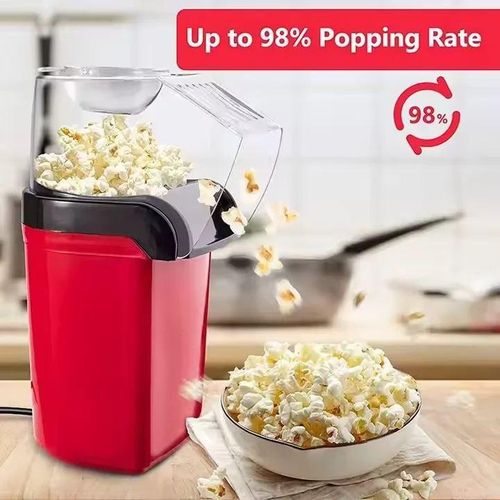 Popcorn Maker popping fresh kernels into a waiting bowl